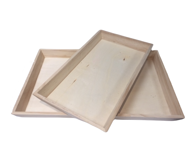 Plateau en Bois 38.5 x 24 cm