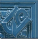 Motif Nord Sud " Bleu de Chine " 