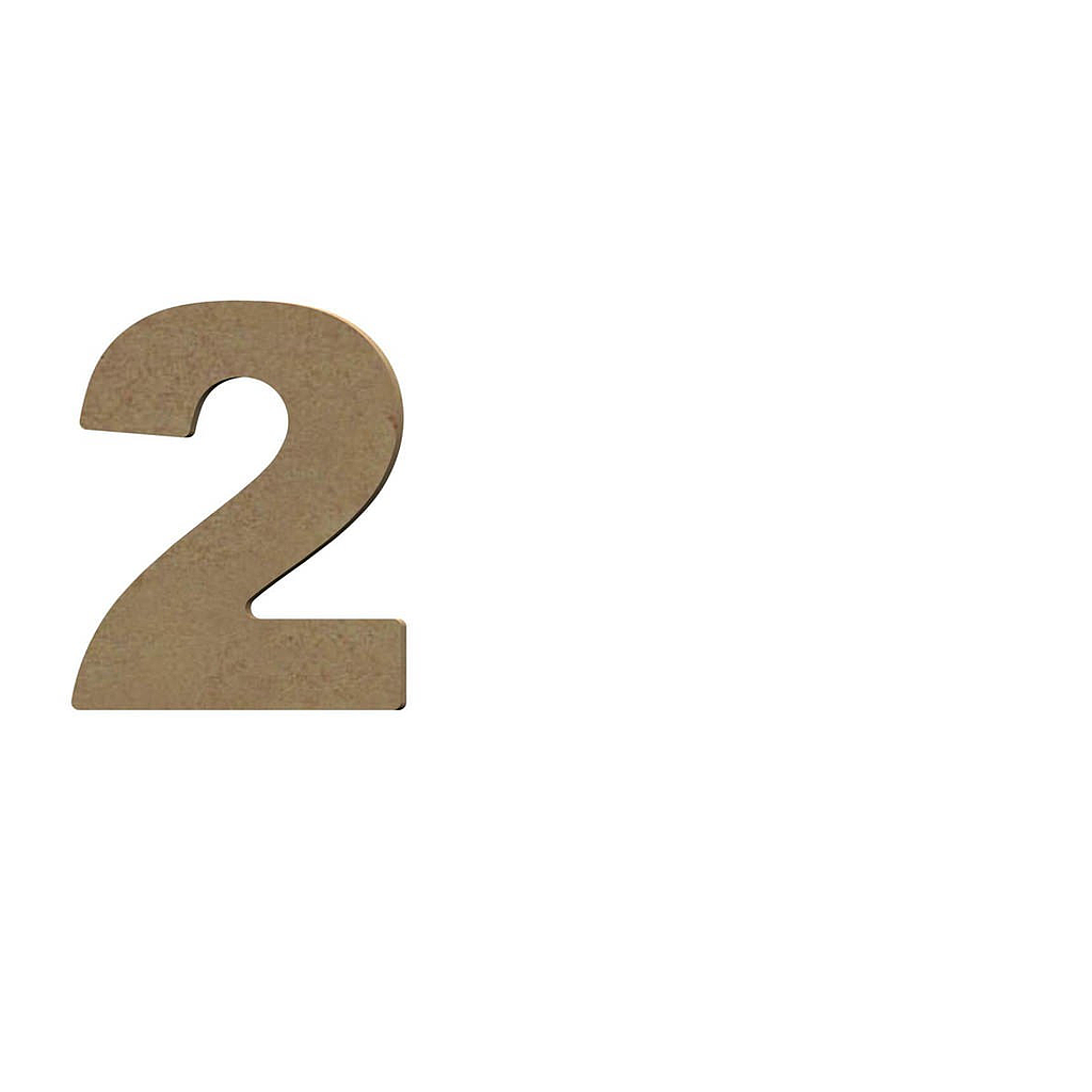 Chiffre 2 - 8 cm