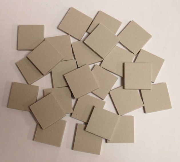 Grès Cérame 5 x 5 cm - Gris Perle, Par 100g