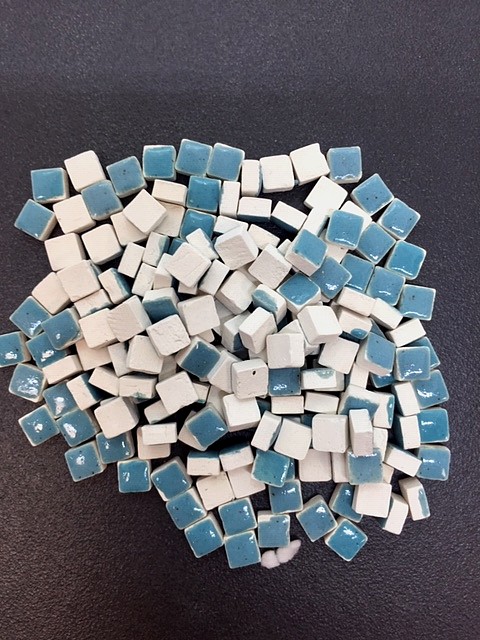 Mini Terre Cuite 5 x 5 mm Bleu Turquoise