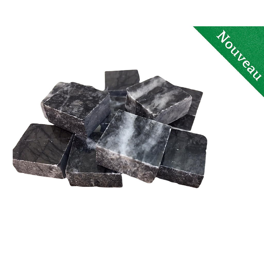 Marbre - Grigio Carnia - 2 x 2 cm ,Par 100g.