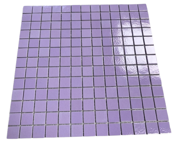 Emaux brillant Lilas - 2,5 x 2,5 cm, à la plaque 