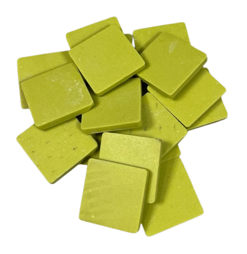 Emaux de Briare - Vert Pomme Mat 2,5 x 2,5 cm, Par 100 gr