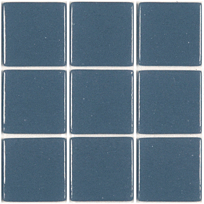 Pâte de verre 318 (Bleu moyen) 2,3 x 2,3 cm, Par 100g