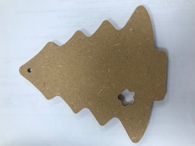 Sapin étoilé - 11 x 12 cm 