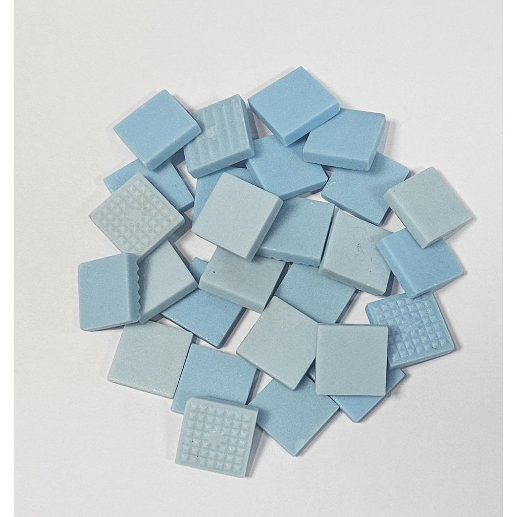 Mix Bleu ancien emaux de Briare 1.9 x 1.9 cm, Par 500g 