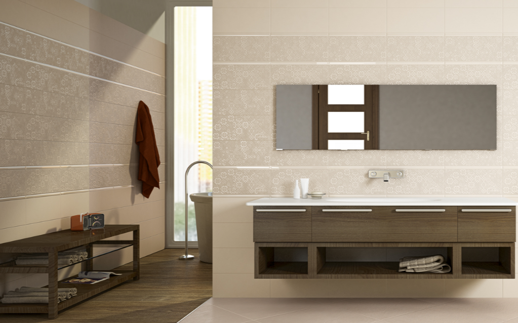 Faïence Trix, 20 x 45.7 cm, Vendu au m², 1 Bte = 1.18 m²
