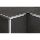 ZQINS / - Angles pour profilé - ProAngle - Acier Inox Satiné - 
