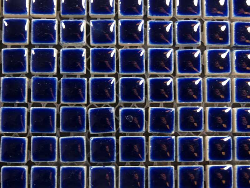Micro Emaillée 9 x 9 mm n°22 Bleu Cobalt, par 100g