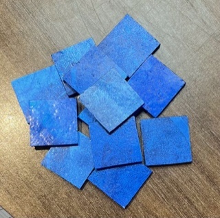 Orsoni 2 x 2 cm Oro Blue