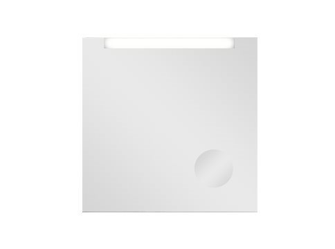 Miroir Avec Cadre Eclairage Supérieur LED - H. 80 cm - S8310