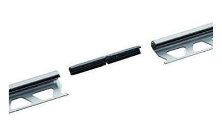 Pièce de Liaison pour profilé mural - Rondec-E/V - Acier Inox., 