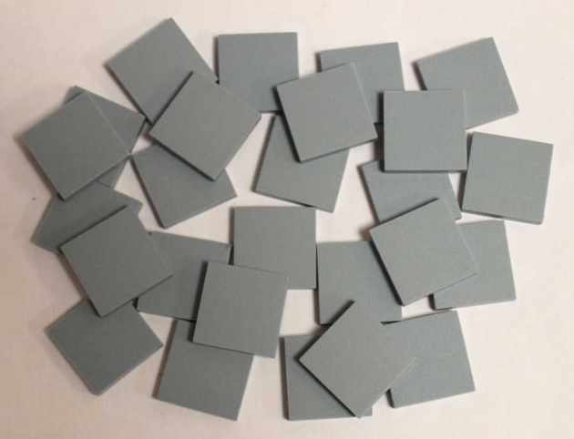 Grès Cérame 2 x 2 cm Bleu Pale, par 100g