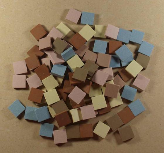 Grès Cérame Mixte, 1.2 x 1.2 cm 