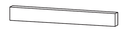 Plinthes Numi, 3.8 x 60 cm, Vendu au ml, 1 Bte = 6 ml