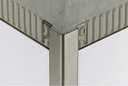Profilé mural - ECK-KHK-EB - Acier Inox Brossé - 2.50 m