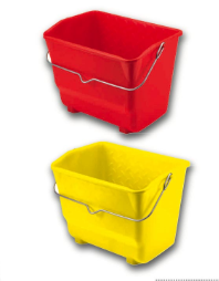Seau plastique couleur 7L
