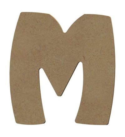 [062M] Lettre «M» Majuscule Arrondie 8 cm 