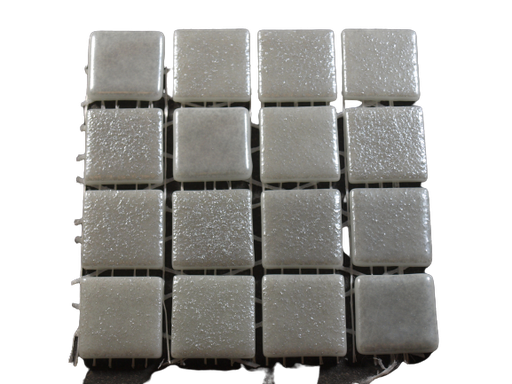 [metalico alum] Pate de verre Métalis Clair 2,4 x 2,4 cm, Par 100g