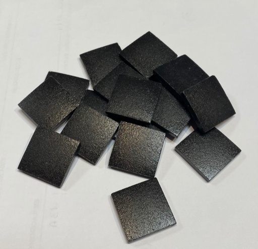 [101 mat] Pate de Verre 101 Noire Mat 2,3 x 2,3 cm, Par 100g