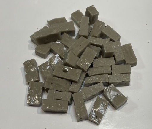 Smalts Antiques - Taupe Clair, Par 100g