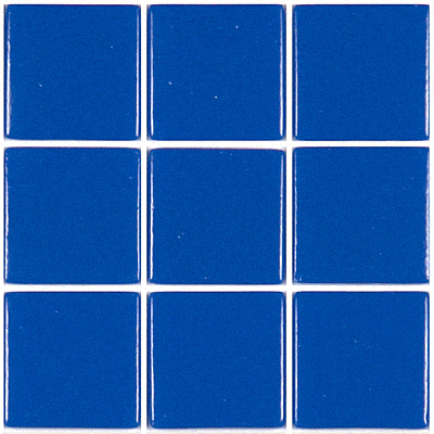 [320C] Pâte de Verre  N°320 (Bleu electrique) - 2,3 x 2,3 cm, par 100 gr 