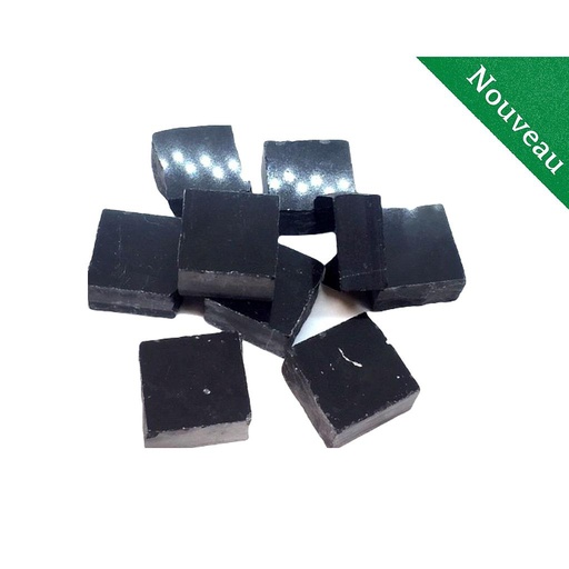 [NERO CINA POLI] Marbre - Nero Cina Poli- 2 x 2 cm, Par 100g