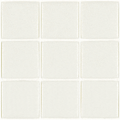 [103] Pâte de verre 103 (blanc brillant uni) 2,3 x 2,3 cm, par 100g