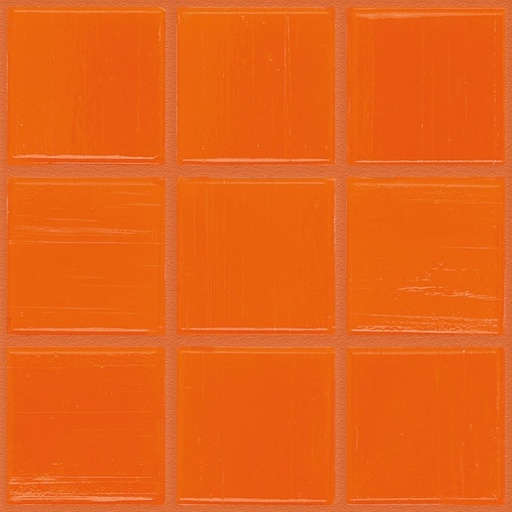 [204] Pate de Verre Unilis Orange 204 2 x 2 cm par 100g