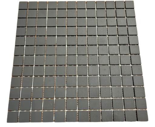Grès Cérame 2,3 x 2,3 cm - 0140 Noir ( Preto ), à la plaque 
