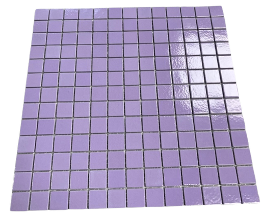 Emaux brillant Lilas - 2,5 x 2,5 cm, Par 100 gr