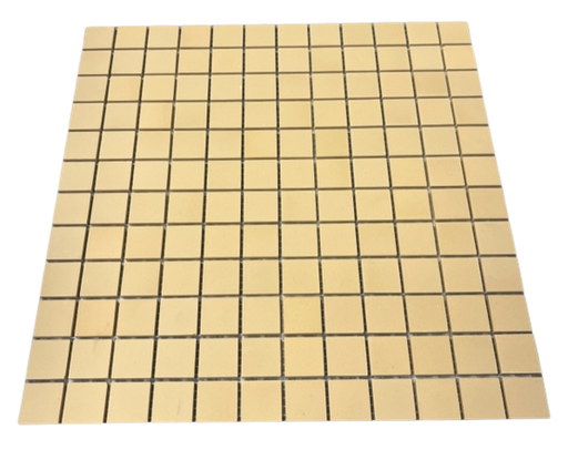 [0105] Grès Cérame 2,3 x 2,3 cm - 0105 Jaune, Par 100 gr