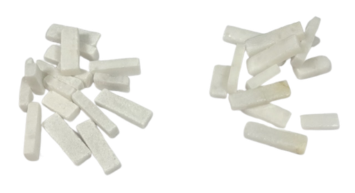 Marbre White - 3 cm - Par 100 gr