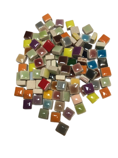 Micro Emaillée MIX 9 x 9 mm ,Par 100g