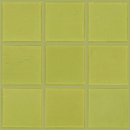 [114] Pate de Verre Unilis 2 x 2 cm - 114 Vert Pâle, Par 100 g