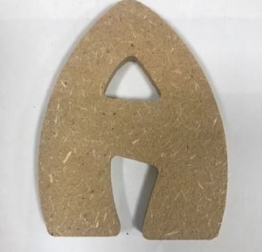 [050A] Lettre «A» Majuscule Arrondie 8 cm 