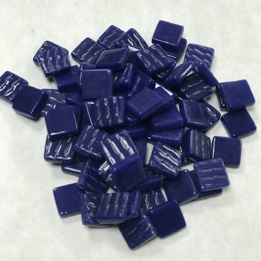 [071] Pâte de Verre 0.8 x 0.8 cm - Bleu cobalt , Par 100 g .