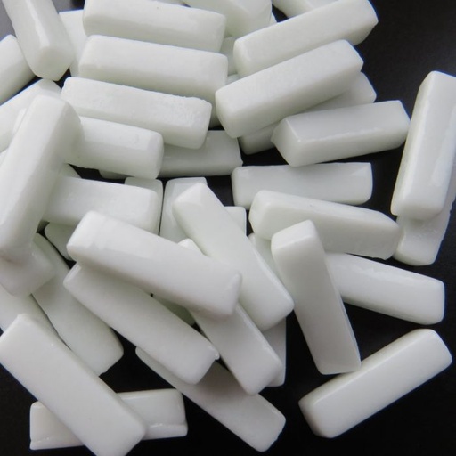 [sngstx01500] Bâtonnets Blanc - 20 mm x 6 mm , par 100 g .