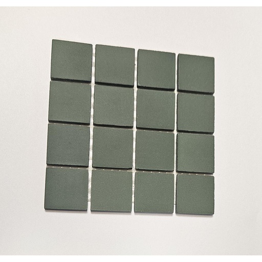 [0350] Grès Cérame 2,3 x 2,3 cm - 0350 Vert Gazon, Par 100 gr 