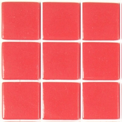 [177] Pâte de verre 177 (Rose saumon) 4 X 4 cm, Par 100g 