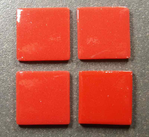 [176] Pâte de verre 176 (Rouge), 4 X 4 cm, par 100g 