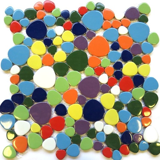 [Rainbow Mix] Galets Japonais Multicolor, par 100 g 