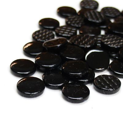 [PR Opal Black 049 PR Opal Black 049] Pastille noires , 1.8 cm , par 100 g 