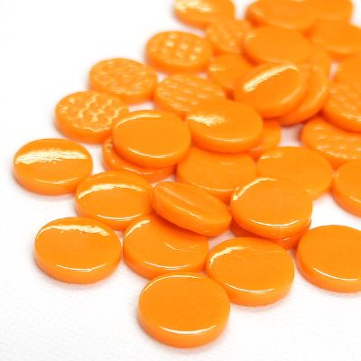 [PR Opal Orange 104] Pastille orange, 1.8 cm , par 100 g .