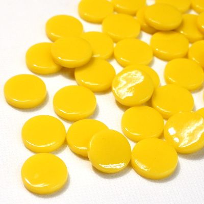 [PR Opal Yellow 030] Pastille jaune - 1.8 cm , par 100 g . 