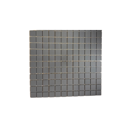 [0344] Grès Cérame 2.3 x 2.3 cm 0344 Gris, a la plaque 