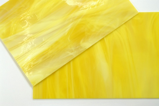 Baguette de Verre 2 x 20 cm n°22 - Jaune Nuageux