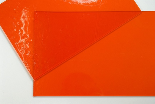 [n°36 ] Baguette de Verre  Orange Transparent