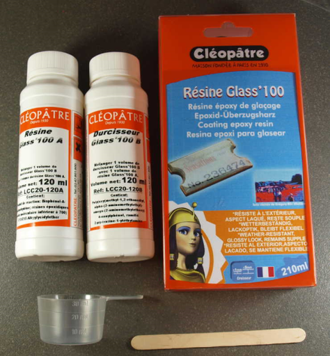 [LCC20-240-E1] Kit Resine Glass 100 - 210 ml